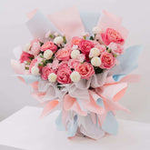 Vivid Rose Mosaic